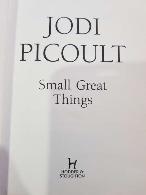 Small Great Things by Jodi Picoult