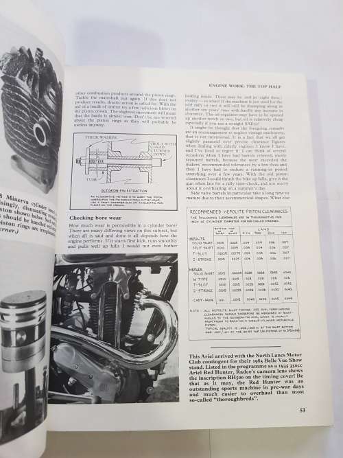 The Vintage Motorcyclists Workshop by Radco