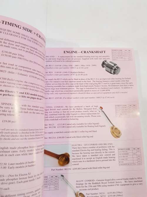 Royal Enfield Bullet 2014/2015 Parts Catalogue, Hitchcocks