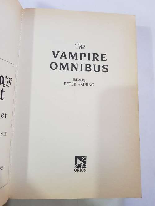 The Vampire Omnibus edited by Peter Haining