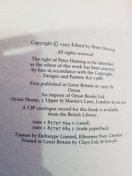 The Vampire Omnibus edited by Peter Haining