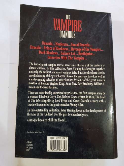 The Vampire Omnibus edited by Peter Haining