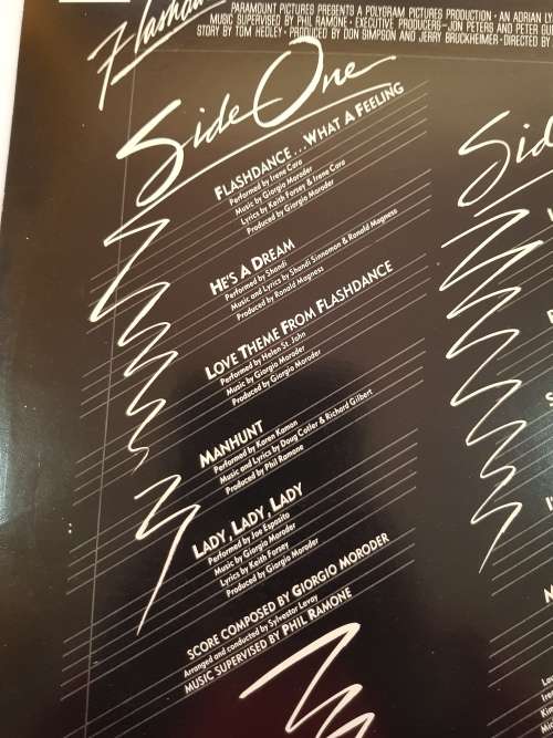 Flashdance, Motion Picture Soundtrack, LP,