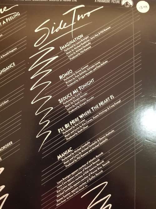 Flashdance, Motion Picture Soundtrack, LP,
