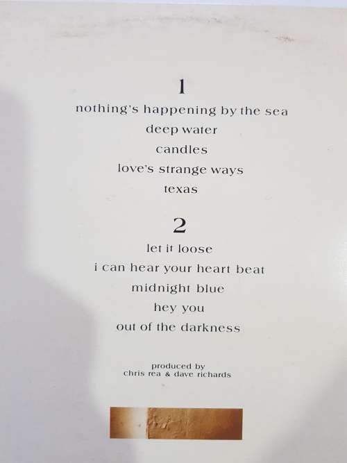 Chris Rea, Water Sign LP, VG