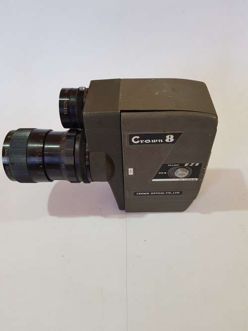 Crown 8 Model EZS 8mm vintage Movie Camera, 1.8, 10-30mm