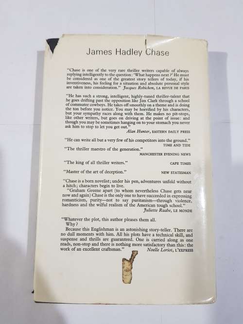 So What Happens to Me by James Hadley Chase