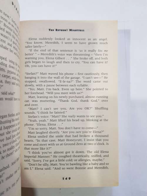 Vampire Diaries, The Return, Nightfall by L.J. Smith