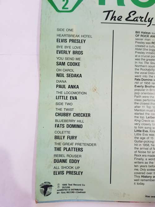 The History of Rock, Vol. 2 LP, VG+