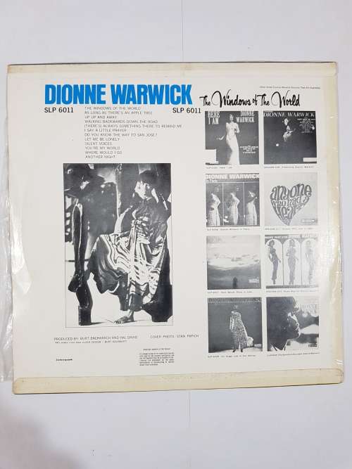 Dionne Warwick, The Windows of the World LP, VG