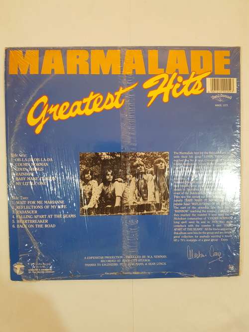 Marmalade, Greatest Hits LP, VG+