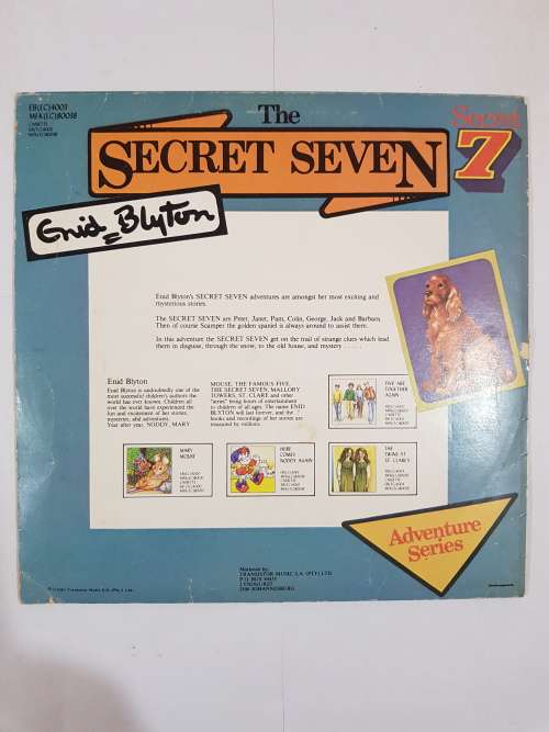 Enid Blyton, The Secret 7 LP, VG