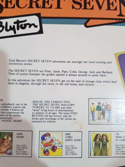 Enid Blyton, The Secret 7 LP, VG