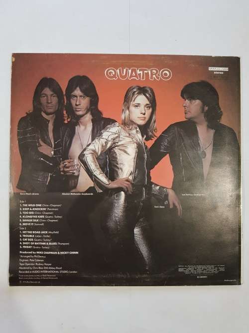 Suzi Quatro, Quatro LP, VG+
