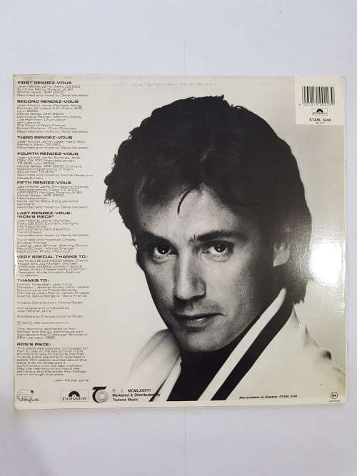 Jean Michel Jarre, Rendezvous LP, VG+