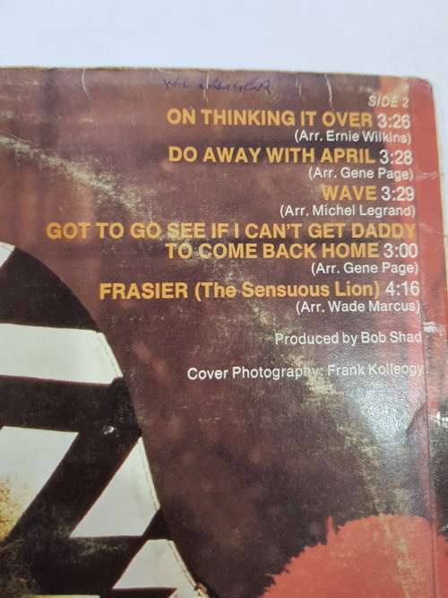 Sarah Vaughan, Send in the Clowns LP, VG