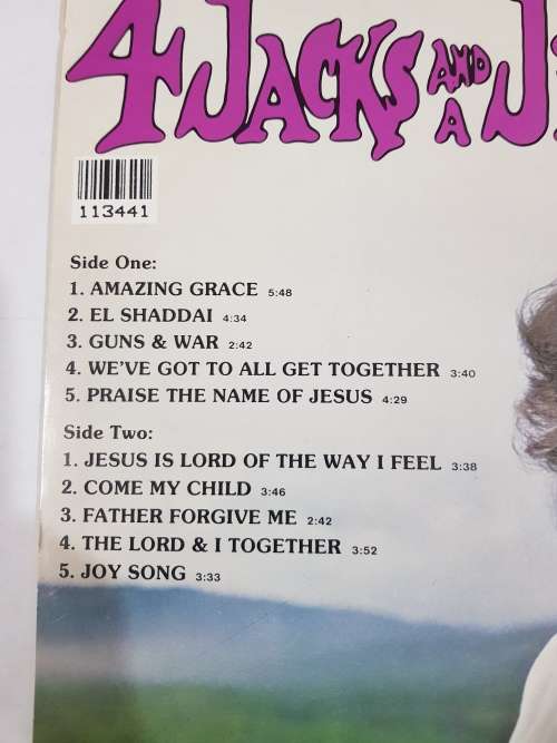 4 Jacks and a Jill, Gospel Collection LP, VG+