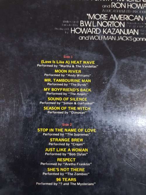 More American Graffiti Double LP, VG+