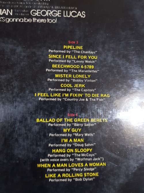More American Graffiti Double LP, VG+