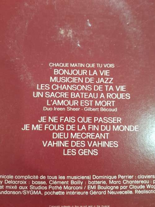 Gilbert Becaud, Gilbert Bicaud LP, VG+