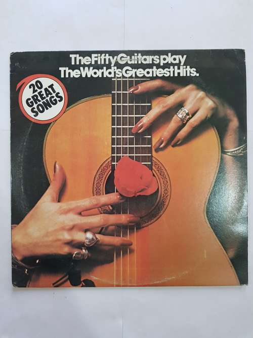 The Fifty Guitars Play The World`s Greatest Hits LP, VG+