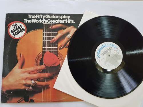 The Fifty Guitars Play The World`s Greatest Hits LP, VG+