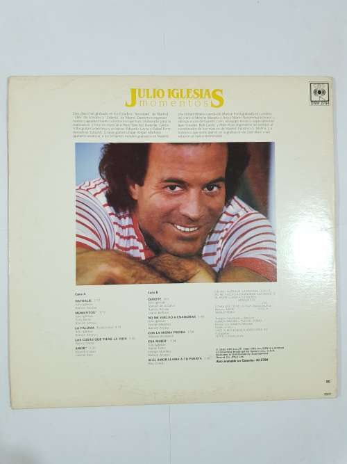 Julio Iglesias, Momentos LP, VG+