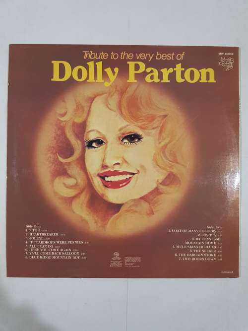 Tribute to the very best of Dolly Parton LP, VG+