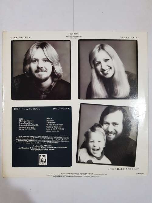 Don Francisco, Holiness LP