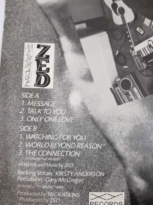 Zed, Message LP, VG+, UK
