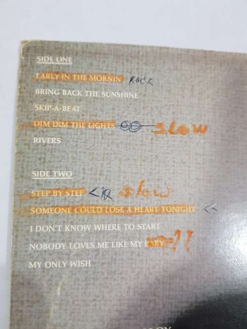 Eddie Rabbit, Step by Step LP, VG