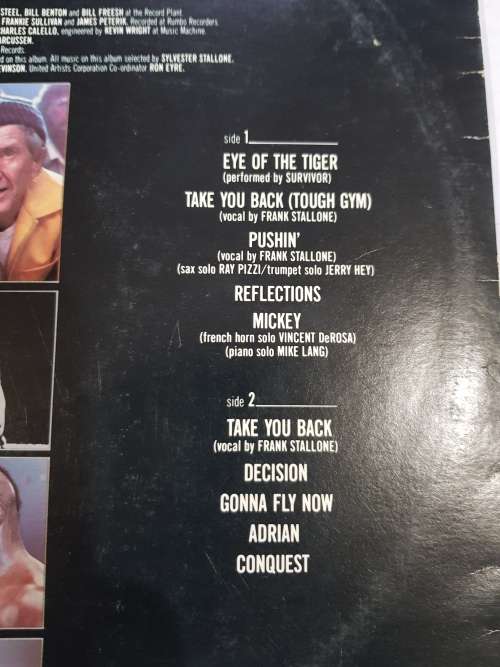 Rocky III, Motion Picture Soundtrack LP, VG