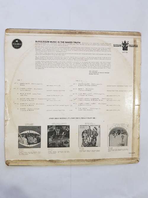 Bubble Gum Music is the Naked Truth LP, VG+