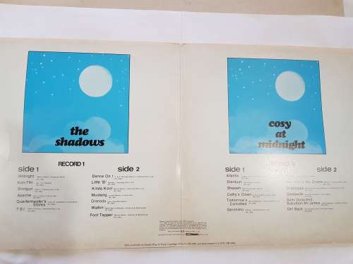 The Shadows, Cosy at Midnight Double LP, VG+