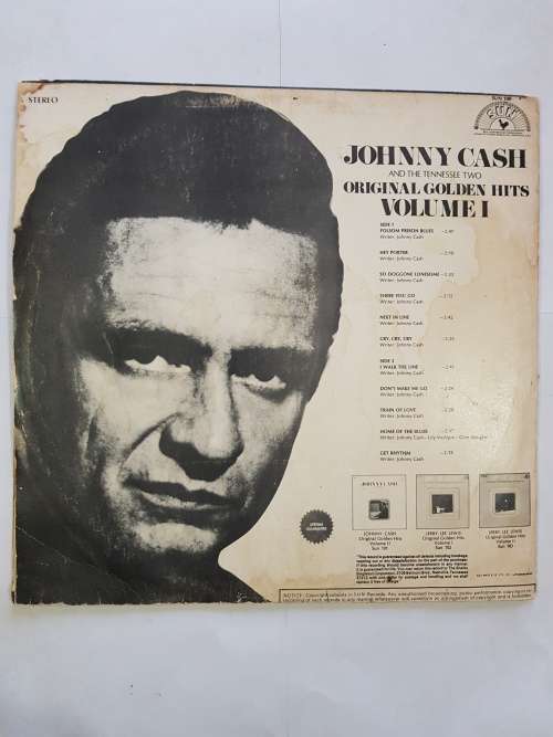 Johnny Cash, Original Golden Hits Volume 1 LP, VG