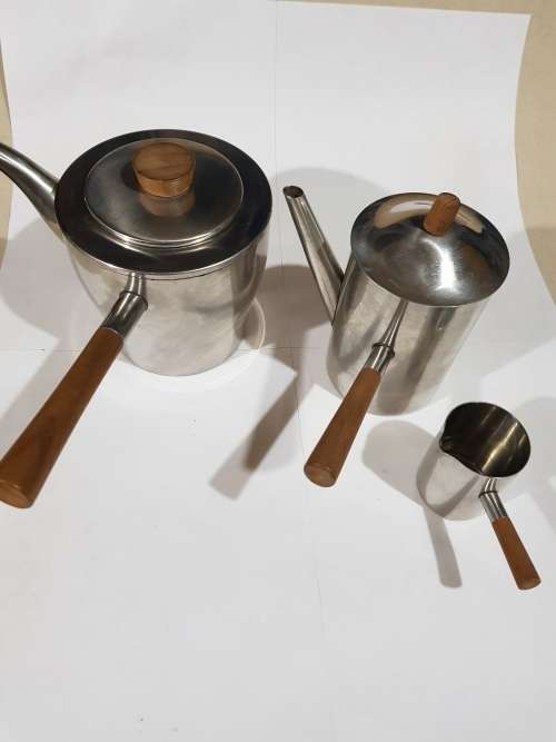 Dana Stainless DFA, 2 Kettles and Milk Container, Denmark