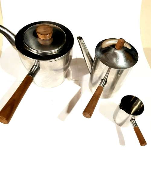 Dana Stainless DFA, 2 Kettles and Milk Container, Denmark