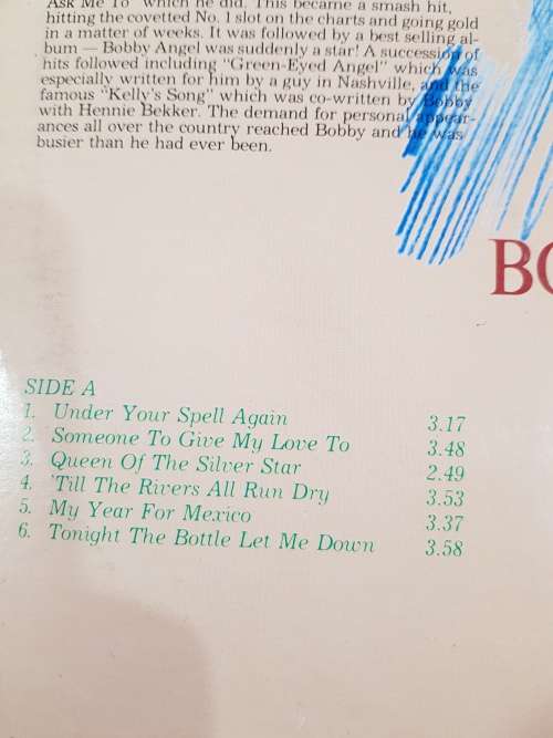 Bobby Angel, The Angel LP,