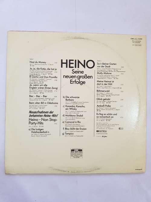 Heino, Seine Neuen Groben Erfolge LP