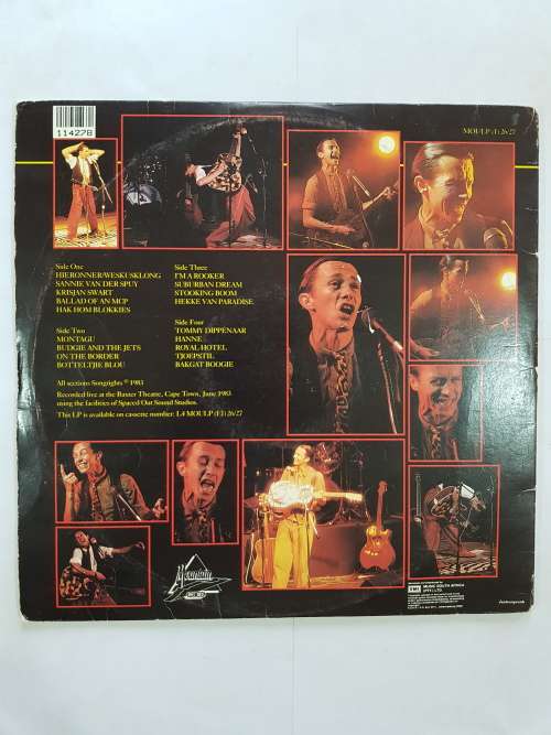 David Kramer, Jis Jis Jis Recorded Live Double LP, VG
