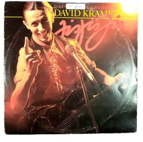 David Kramer, Jis Jis Jis Recorded Live Double LP, VG