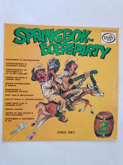 Springbok Boereparty Vol. 2 LP, VG