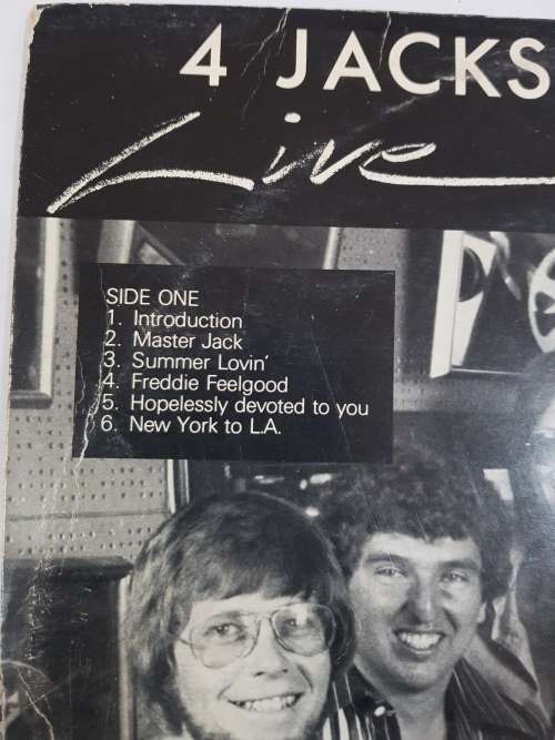 4 Jacks and a Jill, Live LP, VG+