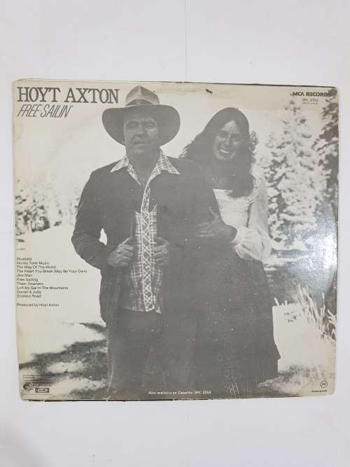 Hoyt Axton, Free Sailin` LP, VG+