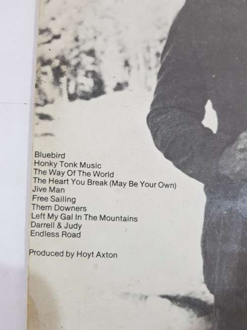Hoyt Axton, Free Sailin` LP, VG+