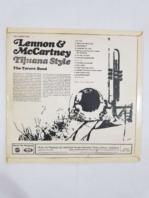 Lennon and McCartney, Tijuana Style LP, VG+