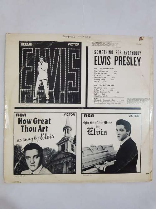 Elvis Presley, Something for Everybody LP, VG+