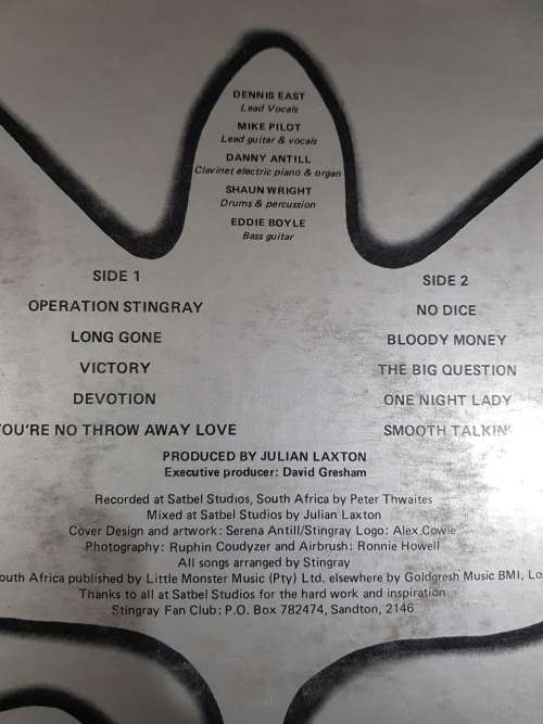 Stingray, Operation Stingray LP, VG+