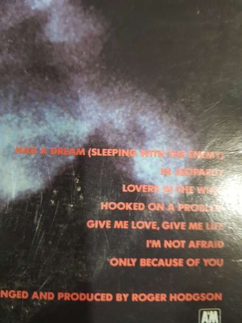 Roger Hodgson, In The Eye Of The Storm LP, VG+