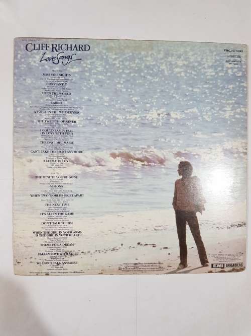 Cliff Richard, Love Songs LP, VG+